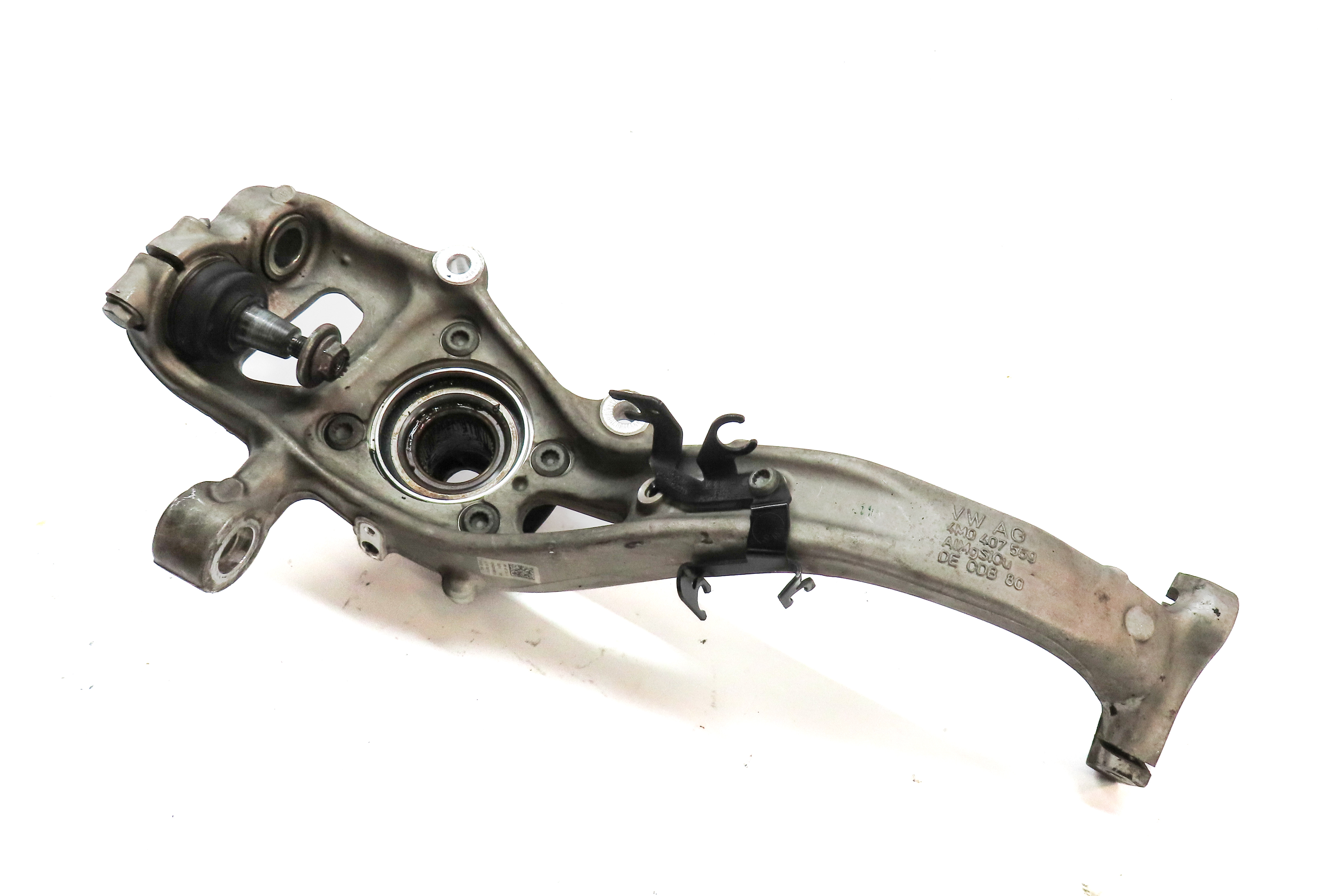 2017-2022 AUDI Q7 (4M) FRONT LEFT DRIVER SPINDLE KNUCKLE WHEEL BEARING HUB — exact item pictured